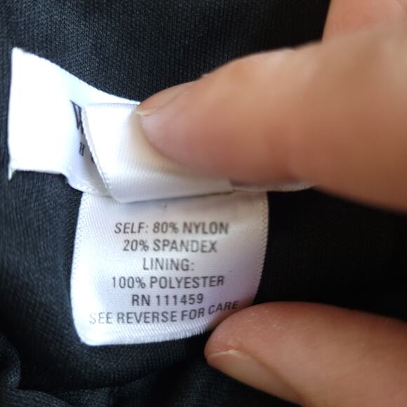 WHBM Strapless Cocktail Party Dress Black Halter Neck Empire Waist 4 - Picture 3 of 12